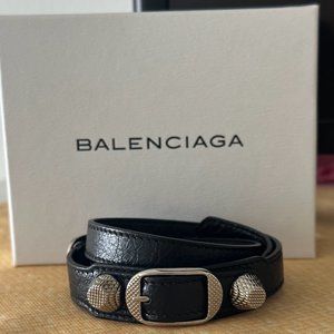 ~ EUC AUTHENTIC Balenciaga Triple Tour Arena Leather Bracelet~